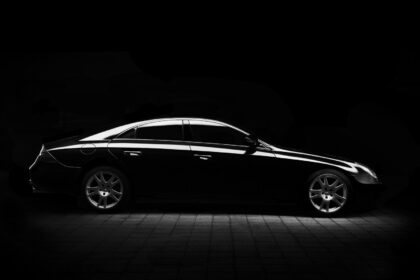 black sedan
